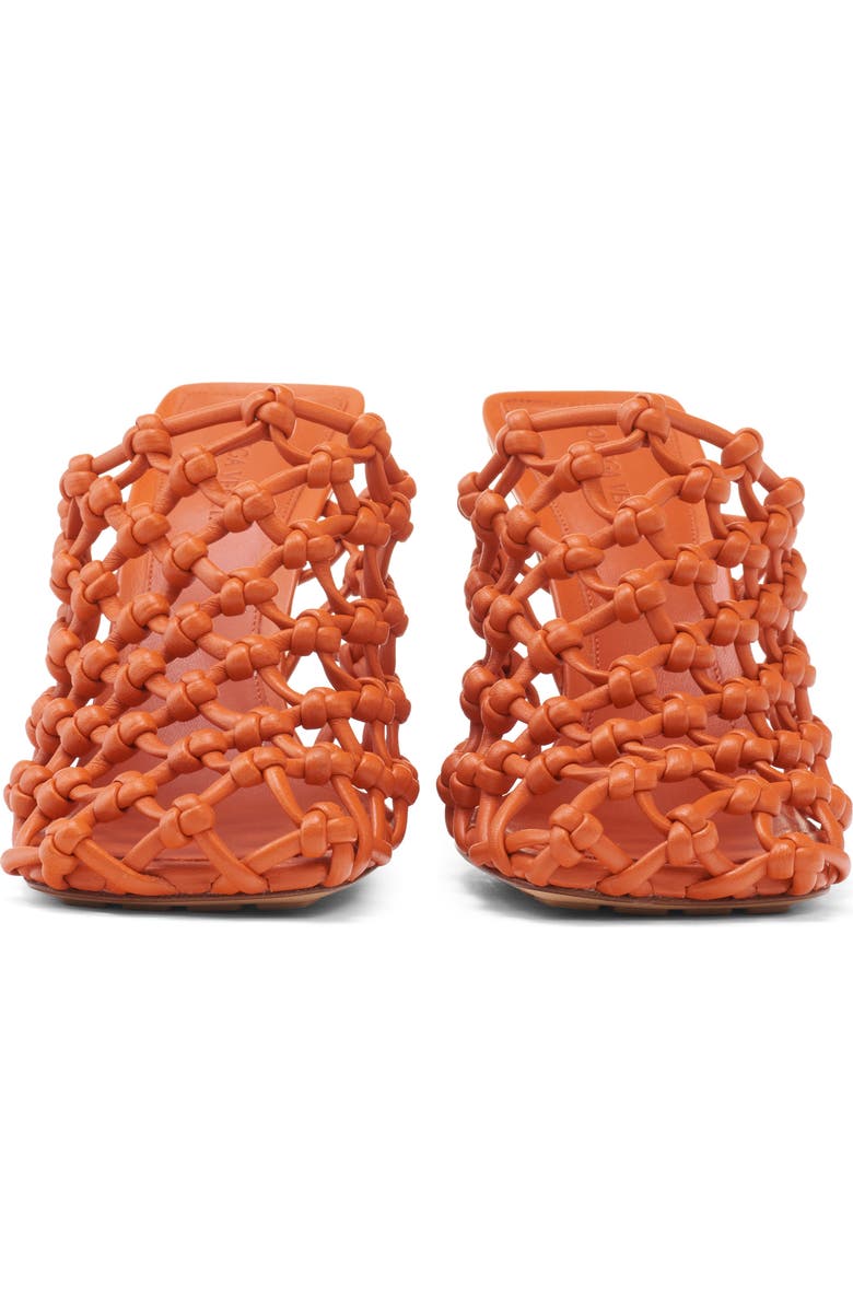 Bottega Veneta Knotted Weave Pump, Alternate, color, Burned Orange