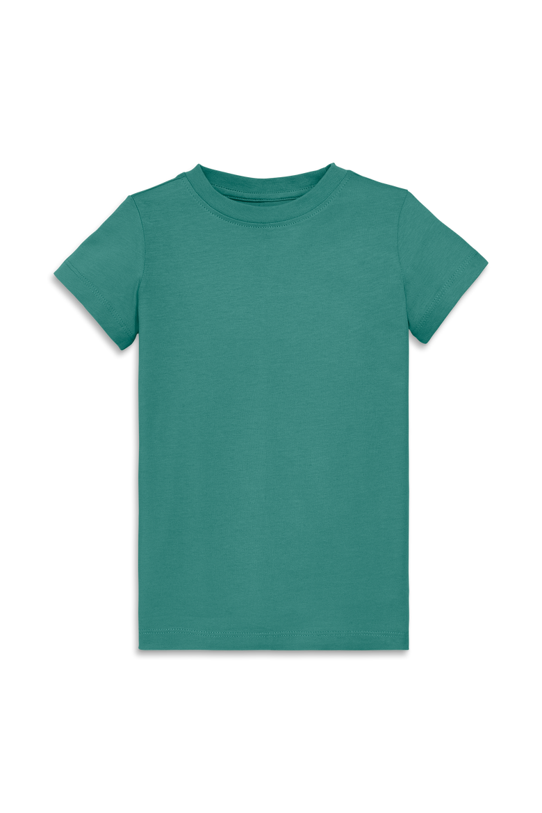 Kids Short Sleeve Slim Tee, Main, color, Sunwashed Teal