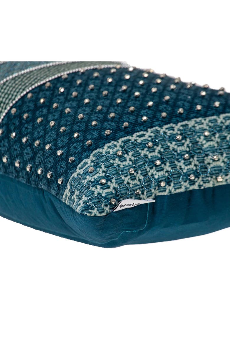 PARKLAND COLLECTION Petunia Tapestry Throw Pillow, Alternate, color, Green