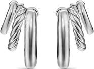 David Yurman Mercer® Three Row Hoop Earrings in Sterling Silver, 21mm