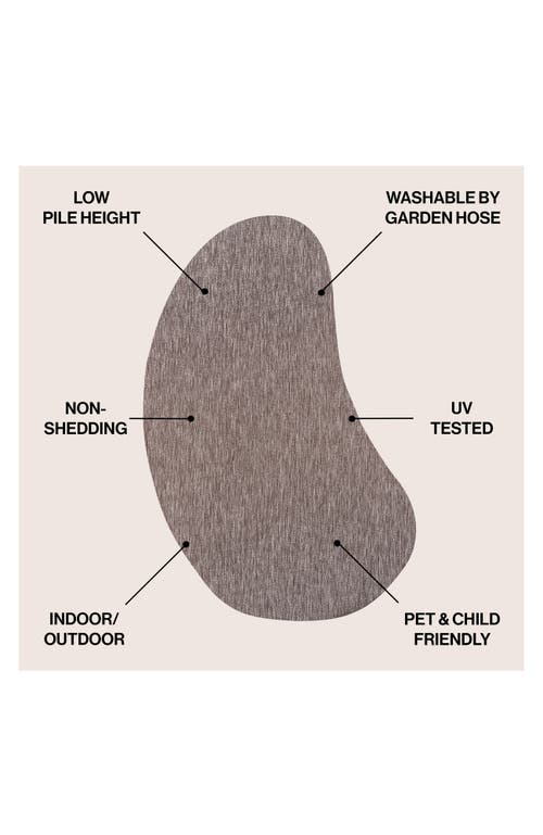 Jonathan Y Evan Modern Rustic Organic Curve Indoor/outdoor Shaped Area Rug