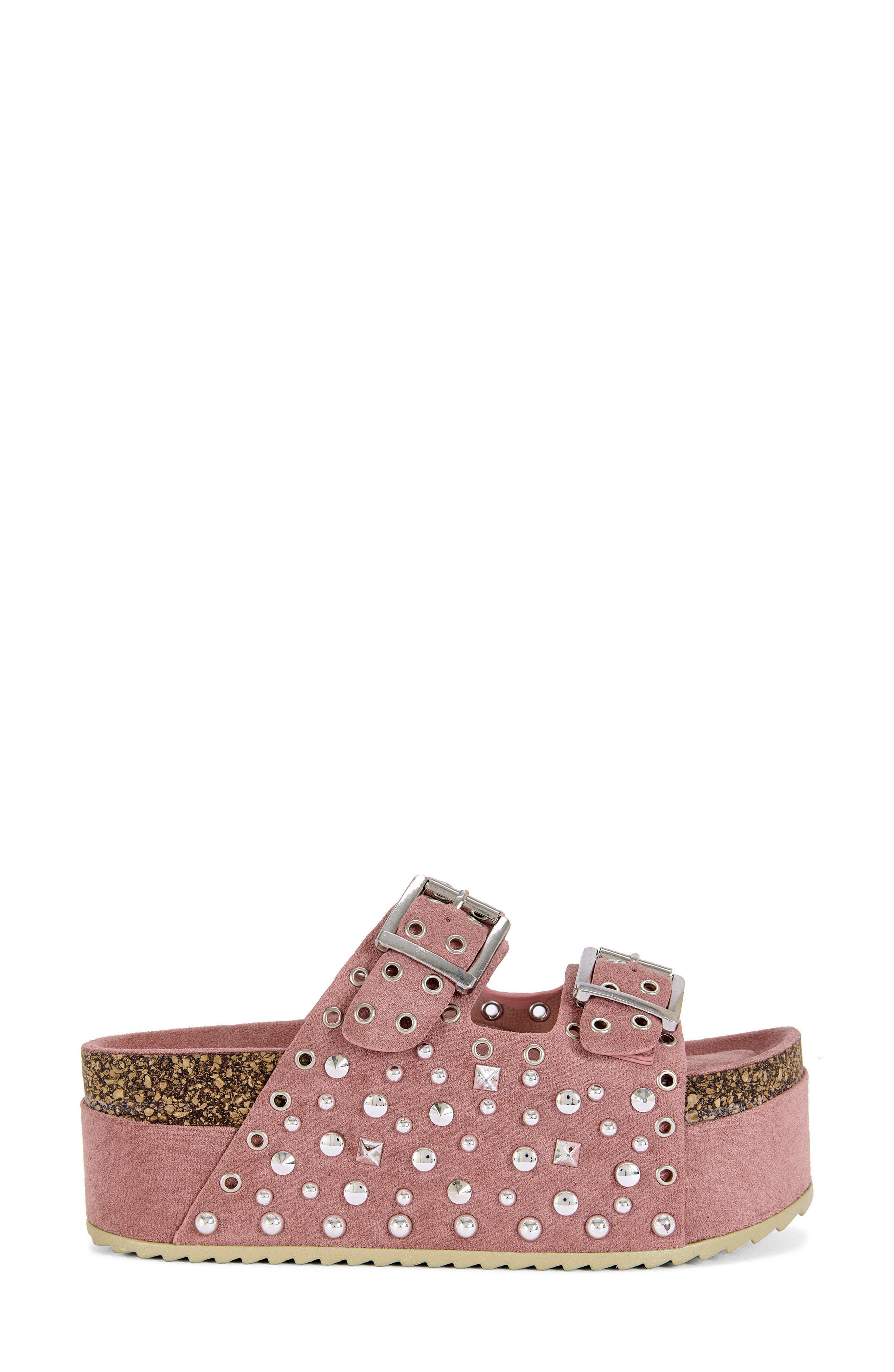 AZALEA WANG Kaegan Platform Sandal, Alternate, color, Pink