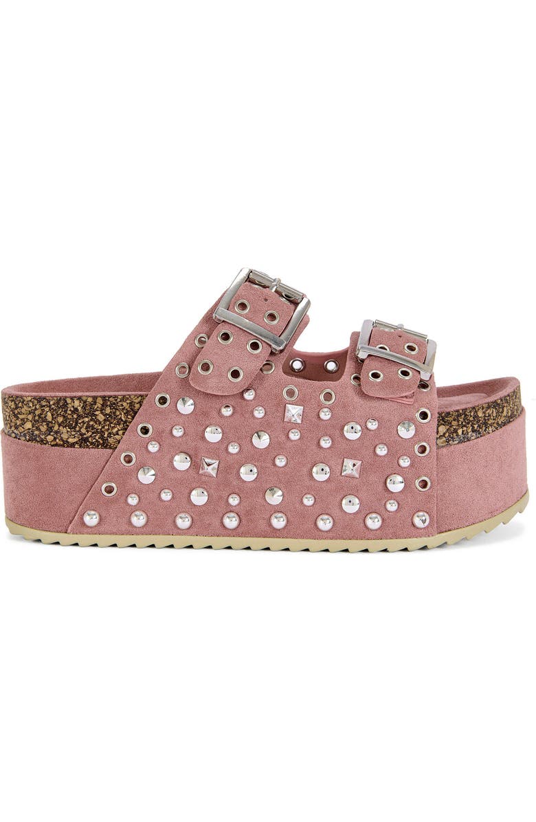 AZALEA WANG Kaegan Platform Sandal, Alternate, color, Pink