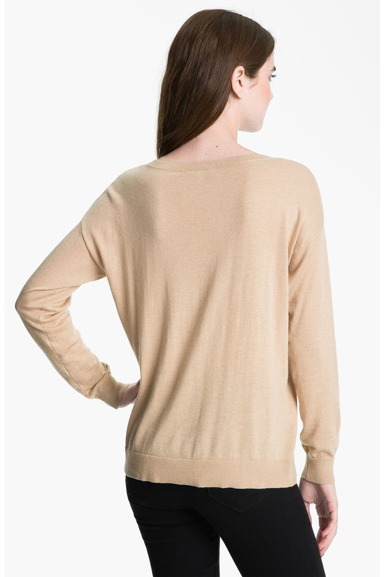 'Eloisa' Horse Sweater, Alternate, color, HEATHER BISQUE