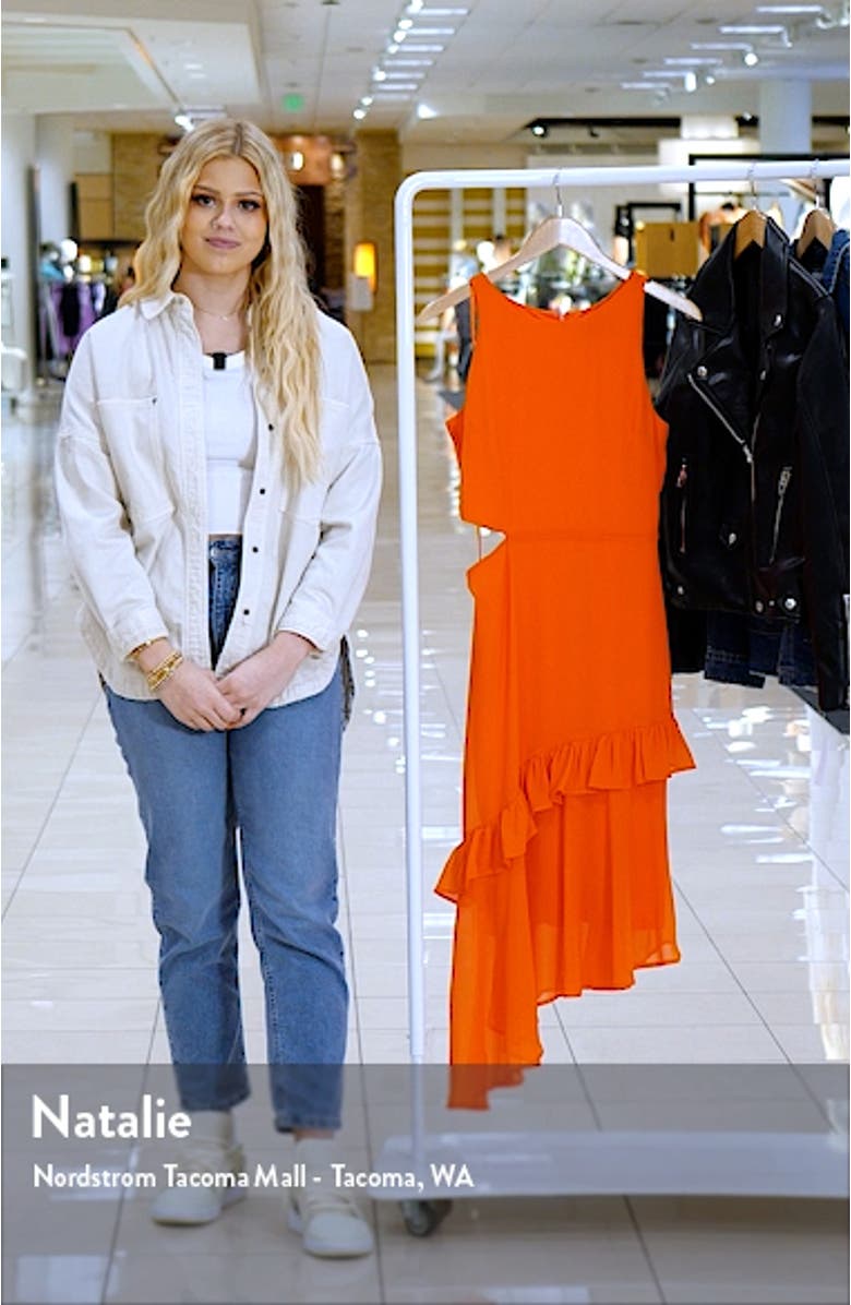 Ruffle Cutout Midi Dress, sales video thumbnail