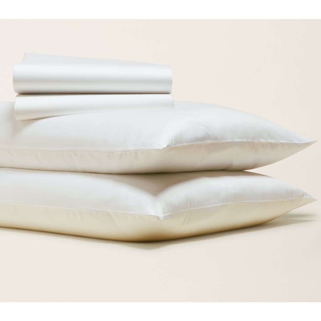 Italic Luxe Australian Sateen Bedding Bundle In Pebble Gray