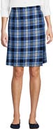 Lands' End School Uniform  Plaid  A Line Tab Skort Top of Knee
