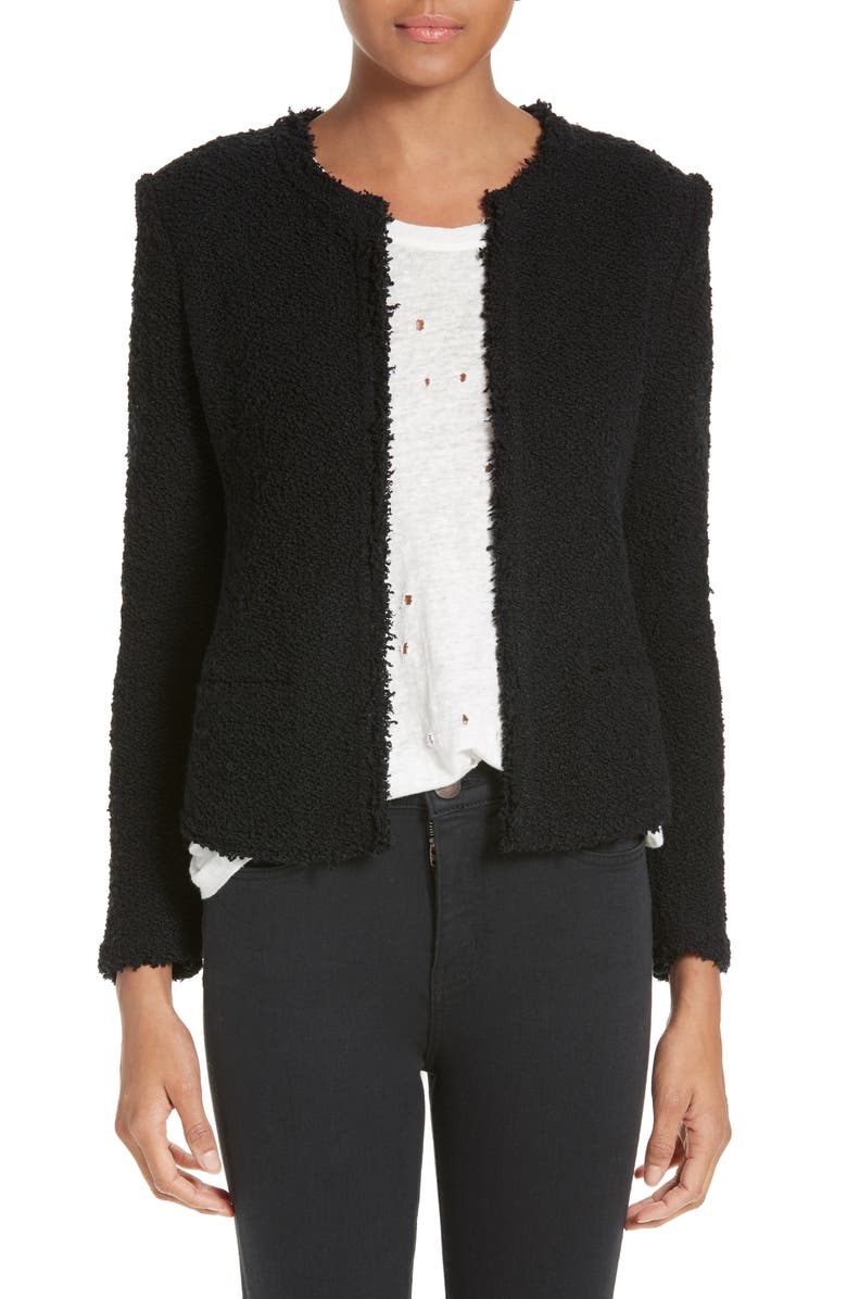 IRO Bouclé Jacket, Main, color, 