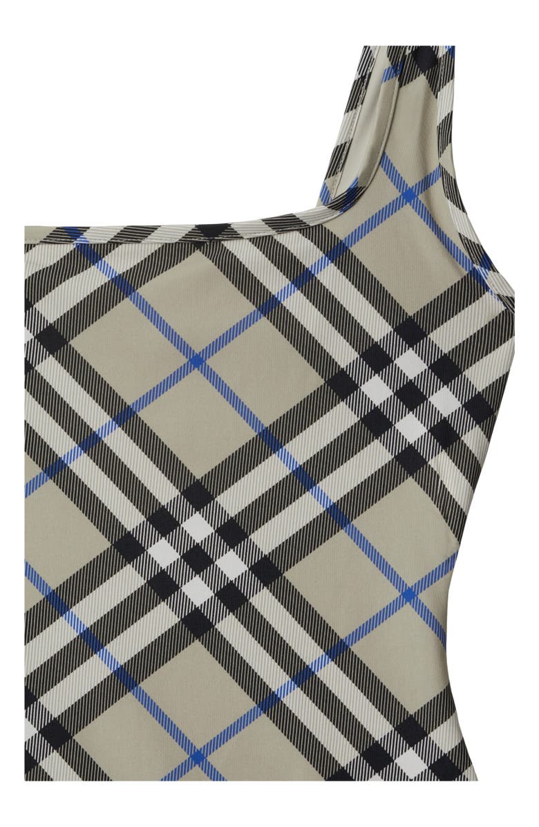 Burberry Check Swimsuit, Alternate, color, 