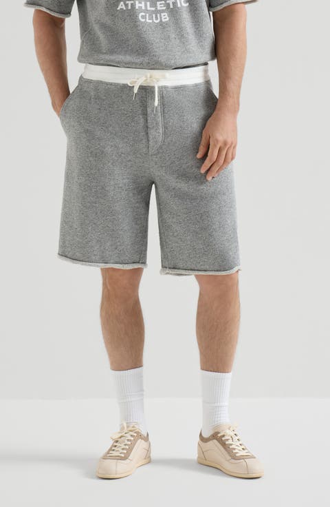 French terry Bermuda shorts