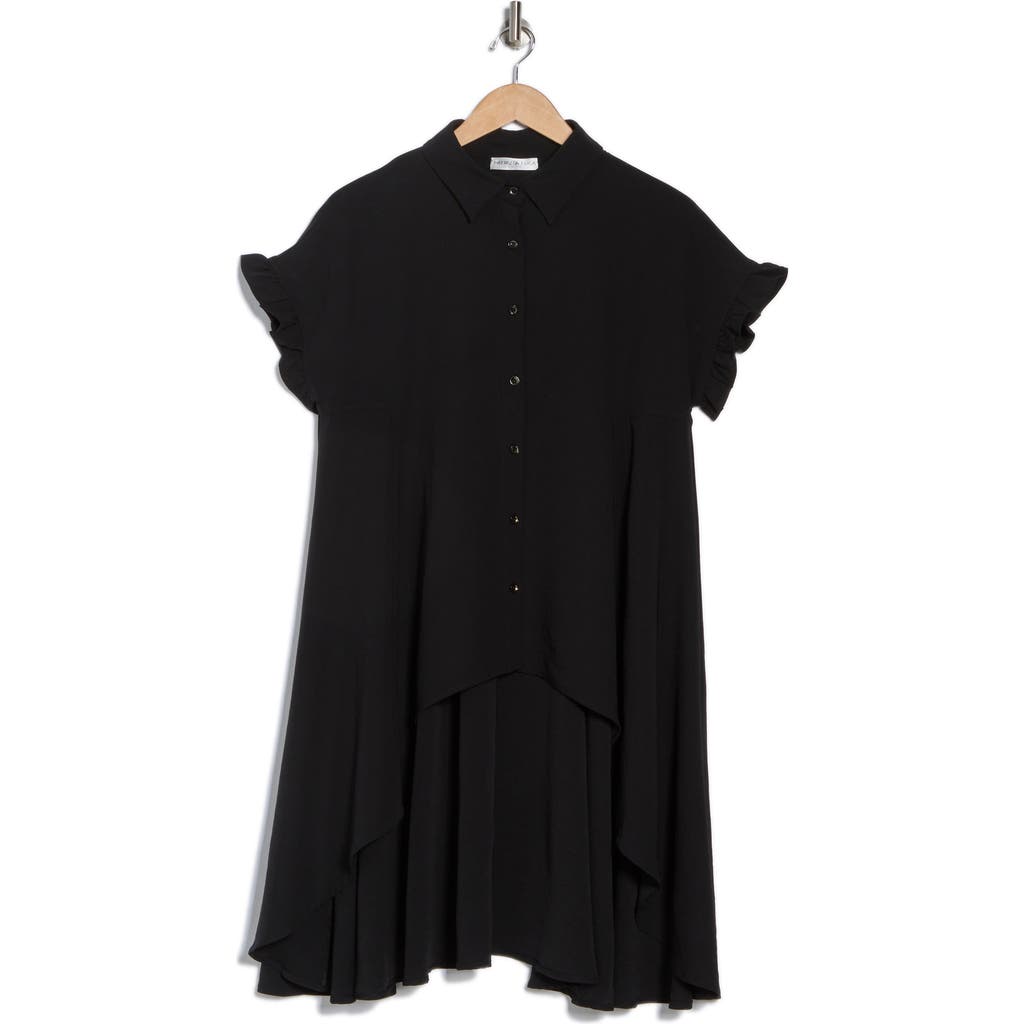 Patrizia Luca Ruffle High-low Button-up Shirt