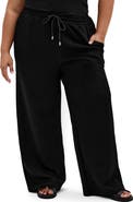 City Chic Maia Tie Waist Wide Leg Pants