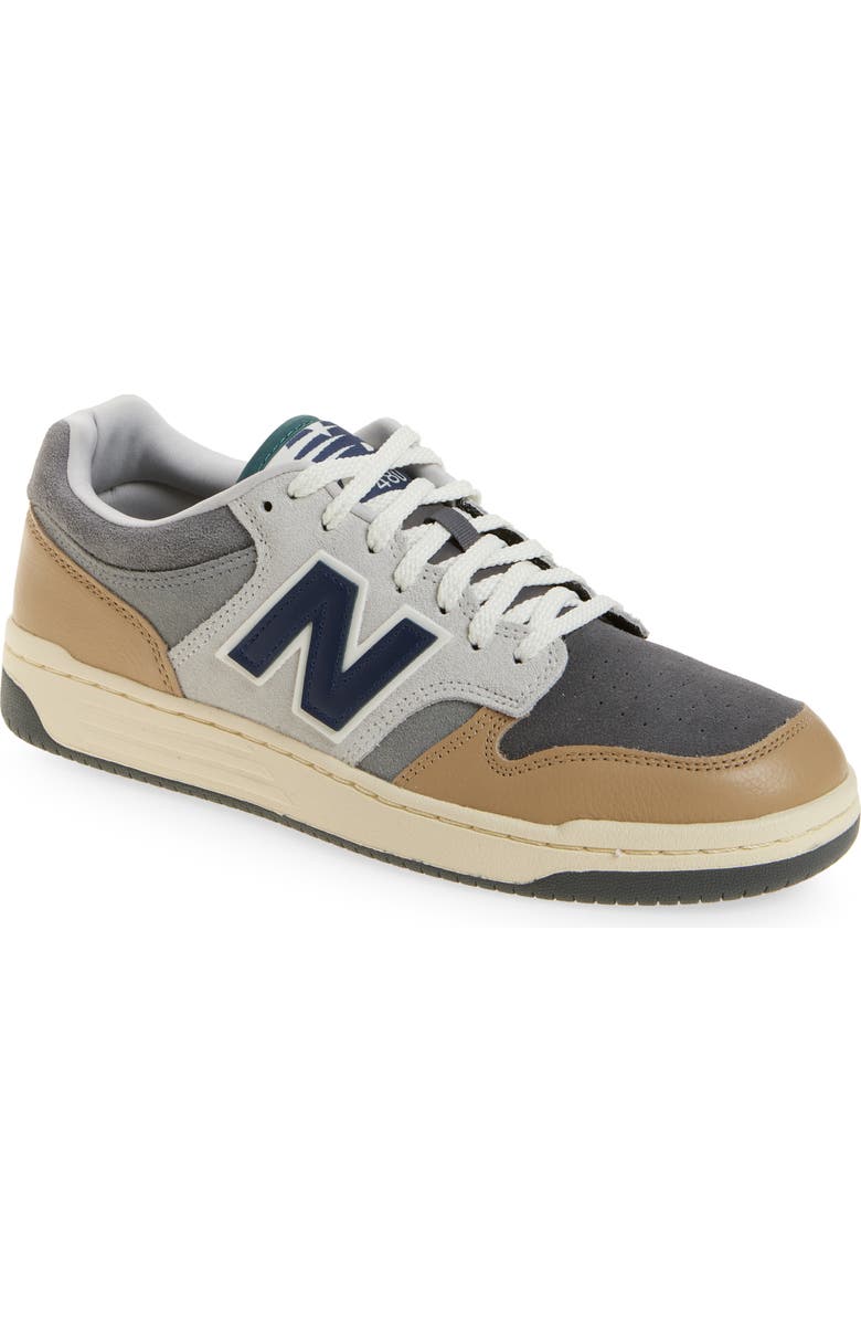 New Balance Gender Inclusive 480 Basketball Sneaker, Main, color, Castlerock/ Brown