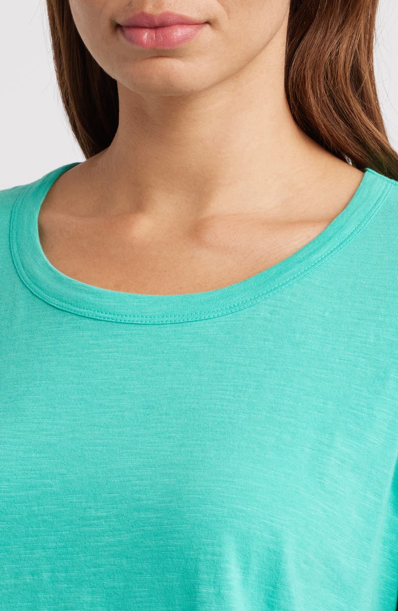 APNY Layered Hem Cotton Slub Top, Alternate, color, Garden Green