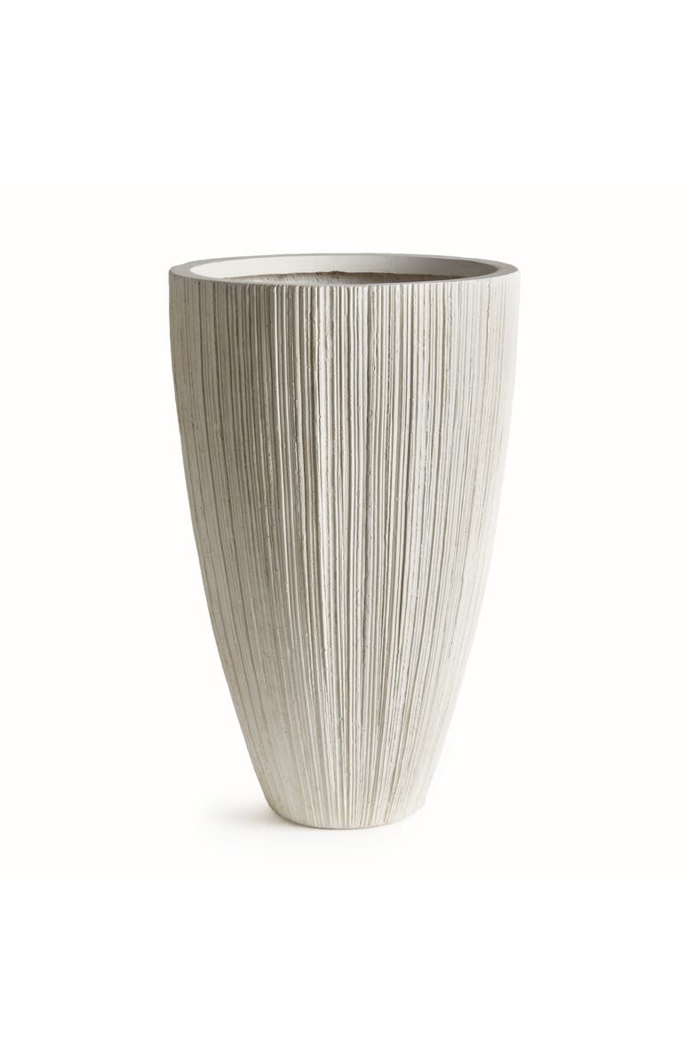 Napa Home & Garden Fibreclay Avalon Tapered Tall Pot, Main, color, Beige