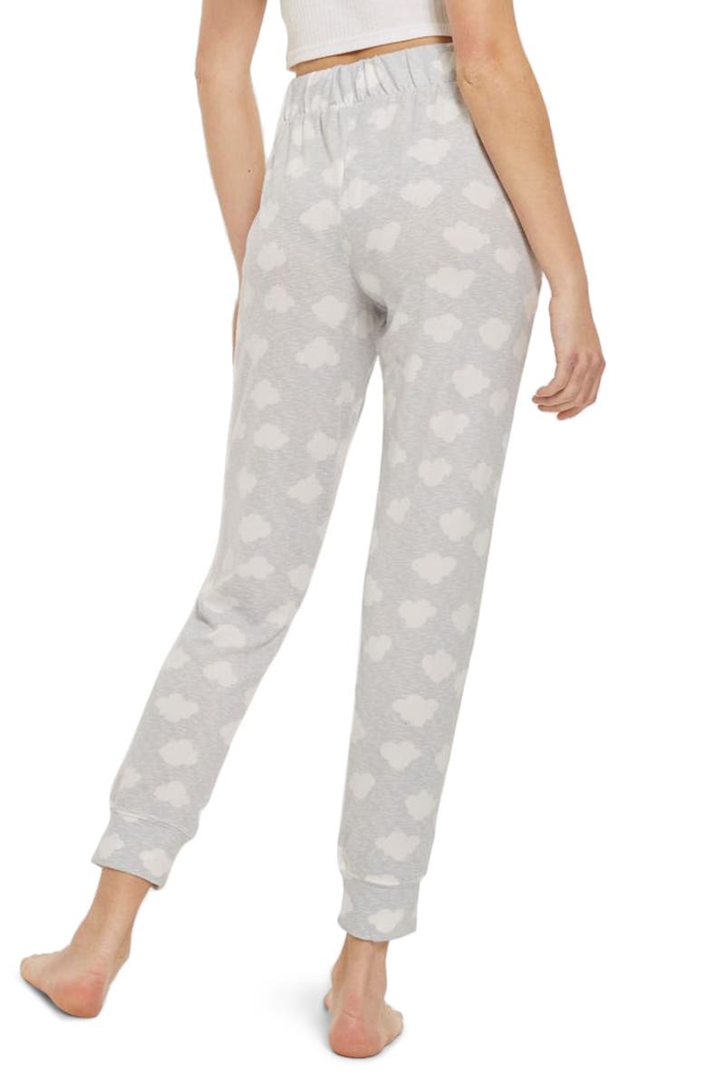 Topshop Cloud Print Jogger Pants, Alternate, color,