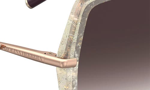 Carolina Herrera 57mm Square Sunglasses In Brown