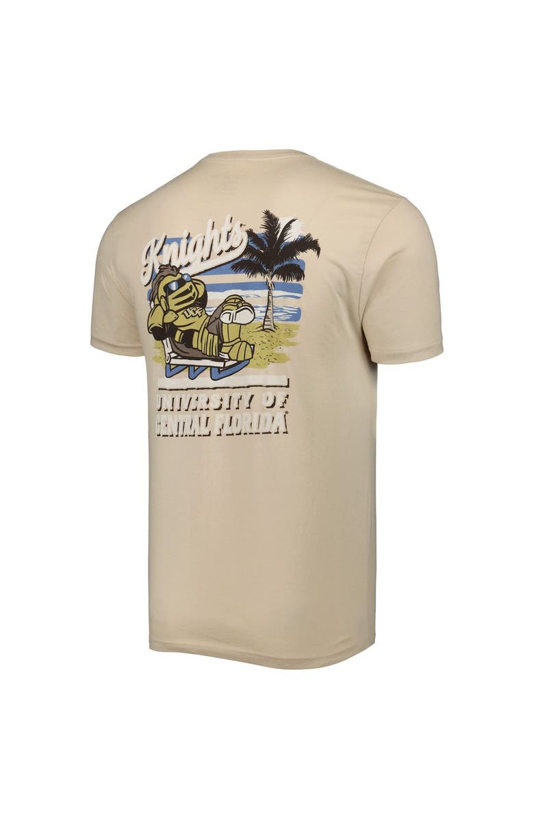 IMAGE ONE Men's Natural UCF Knights Hyperlocal Beach Premium T-Shirt, Alternate, color, 