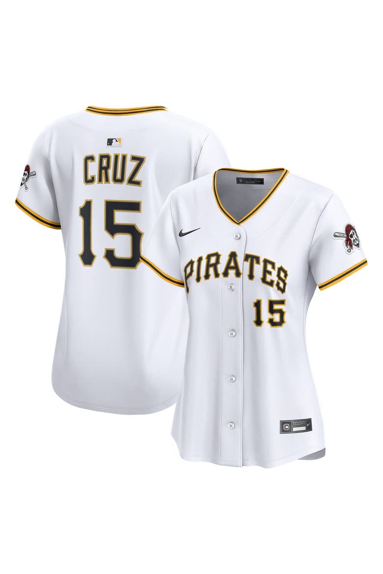 Women's Nike Oneil Cruz White Pittsburgh Pirates Home Limited Player Jersey, Main, color, White