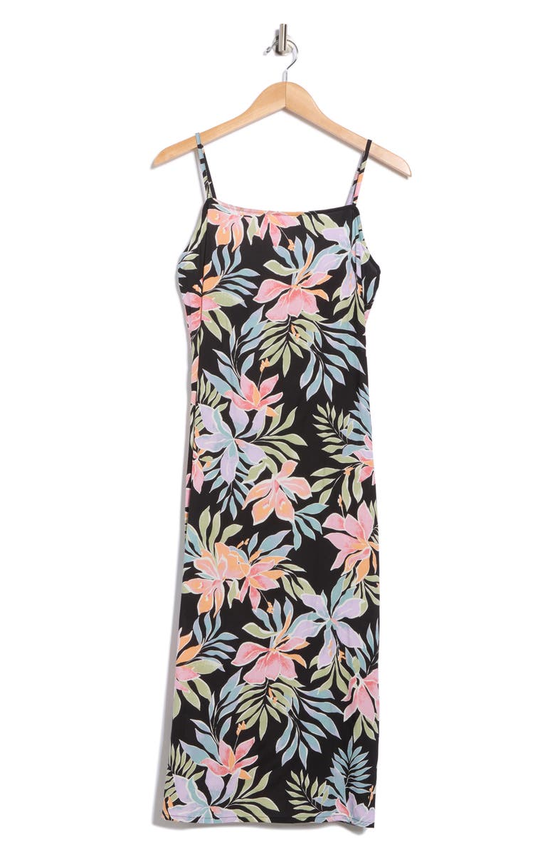 Billabong Golden Hour Maxi Dress, Alternate, color, Black