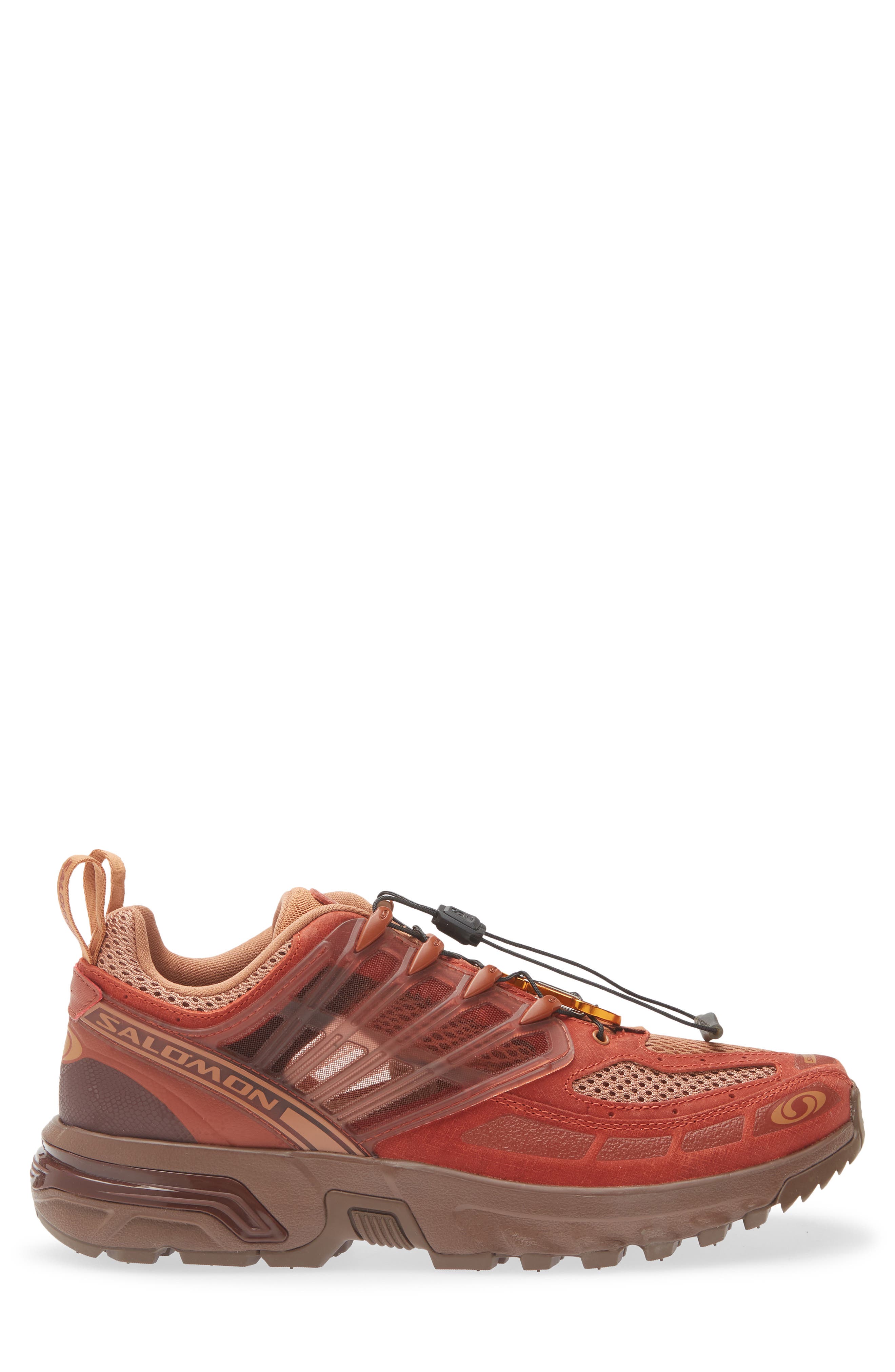 Salomon ACS Pro Red Ashes Running Sneaker, Alternate, color, Pecan Brown/ Chili/ Mustang