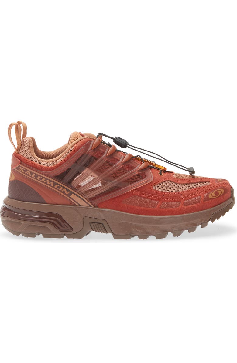 Salomon ACS Pro Red Ashes Running Sneaker, Alternate, color, Pecan Brown/ Chili/ Mustang