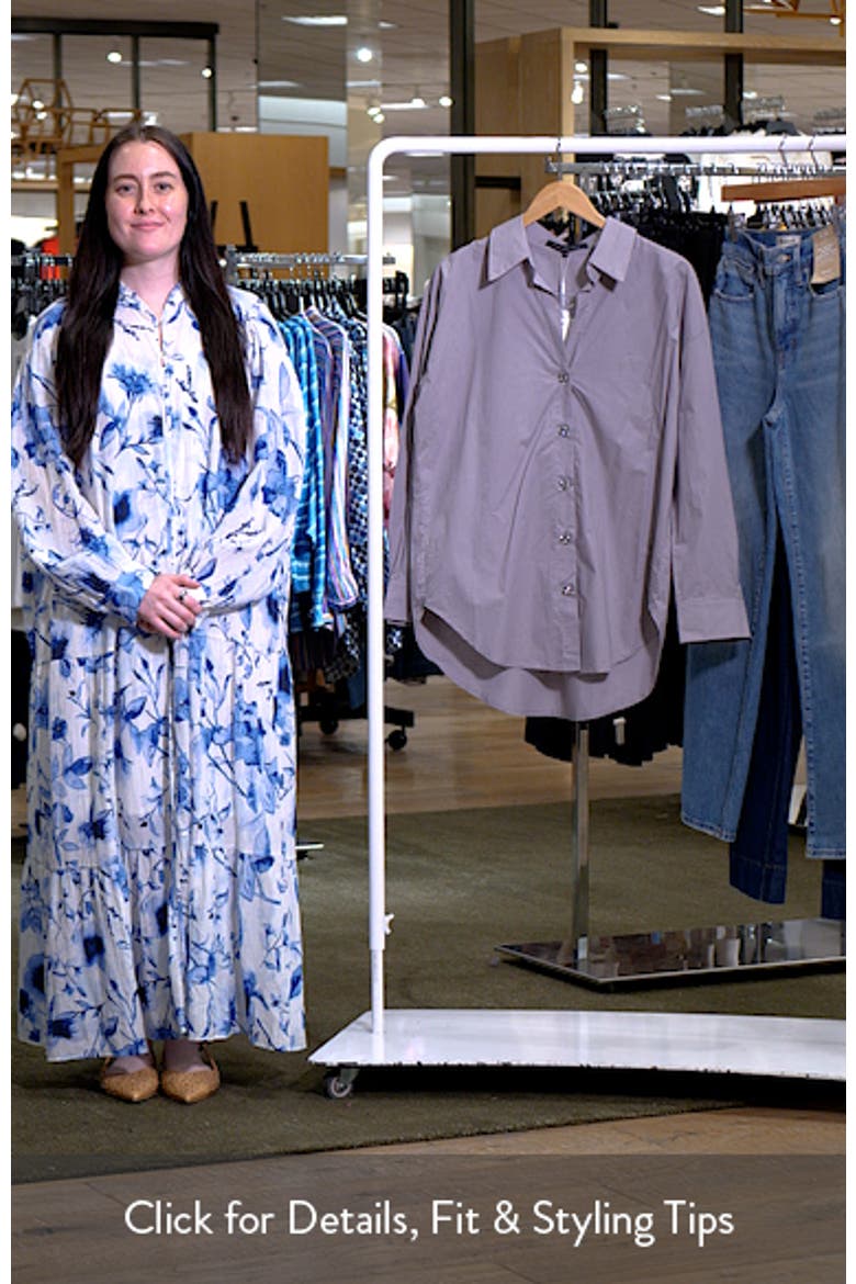 Embellished Oversize Cotton Shirt video