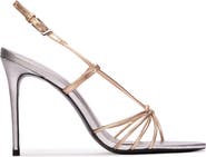 BLACK SUEDE STUDIO Fern 100 Metallic Sandal