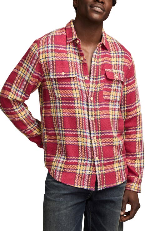 Plaid Flannel Utility Shirt
