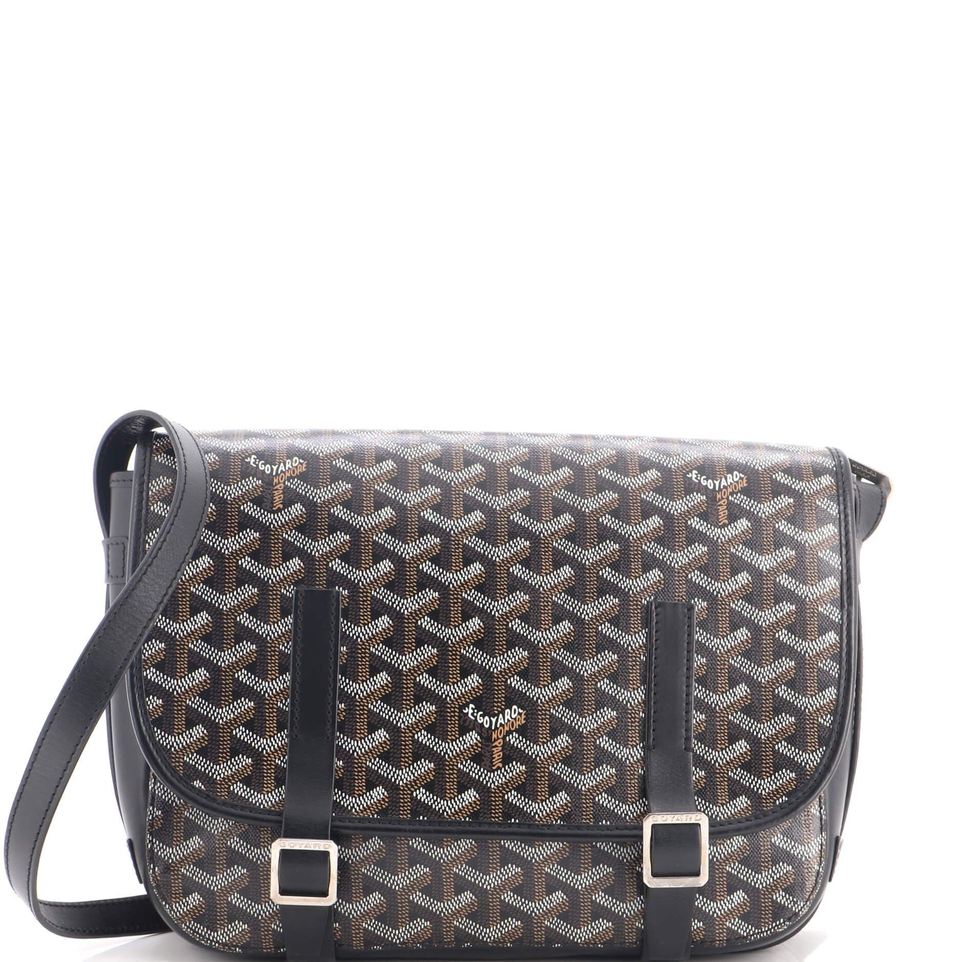 Belvedere Messenger Bag Coated Canvas MM, Main, color, Black
