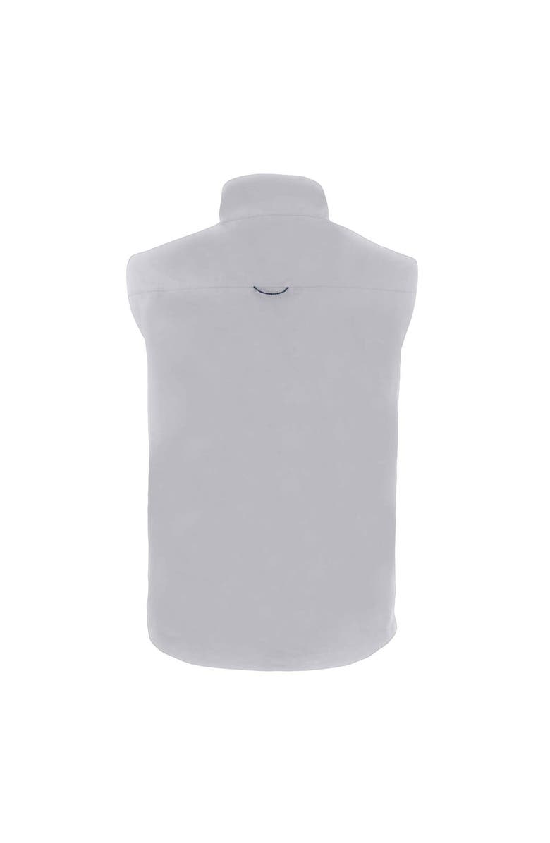 Cutter & Buck Men's Cutter & Buck  Gray Denver Broncos Throwback Charter Eco Recycled Full-Zip Vest, Alternate, color, 