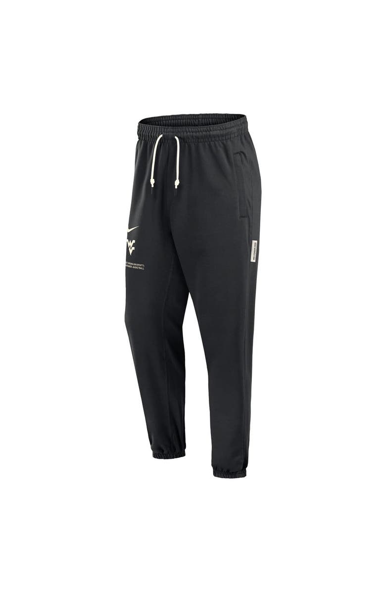 Nike Men's Nike  Black West Virginia Mountaineers Basketball Travel Fleece Performance Pants, Alternate, color, 