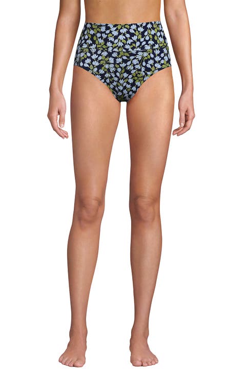 Chlorine Resistant Pinchless High Waisted Bikini Bottoms