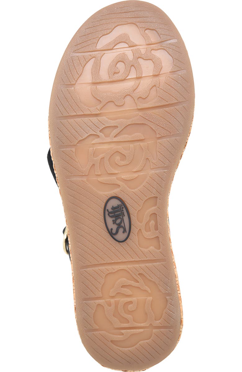 Söfft Farah Basketweave Platform Sandal, Alternate, color,