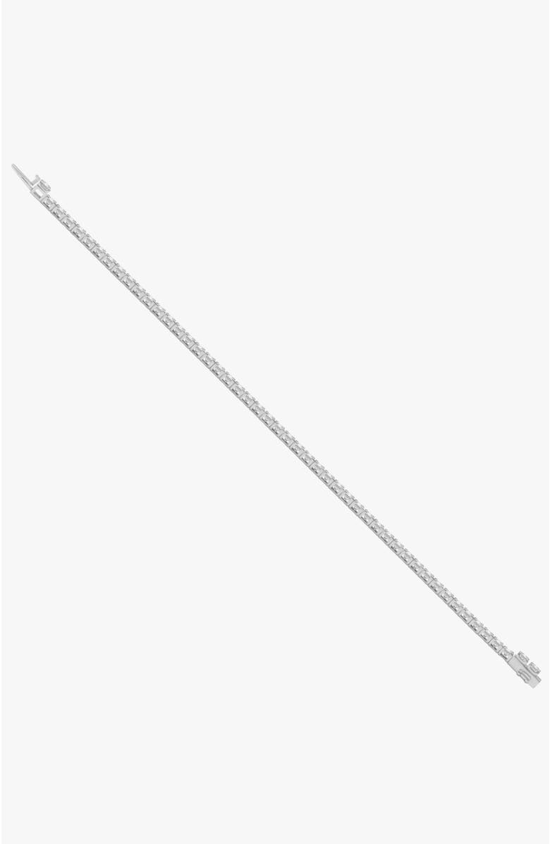 SEREIA OFFICIAL 14K Gold Lab Diamonds 5 Carats The Classic Tennis Bracelet, Alternate, color, White Gold