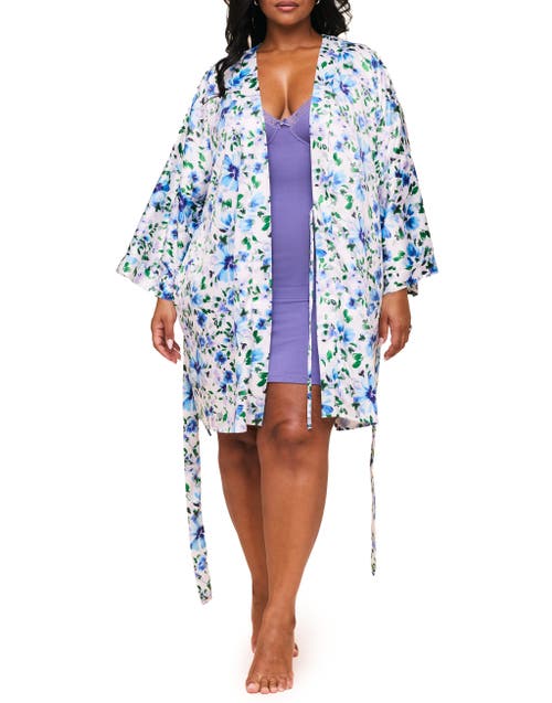 Adore Me Izabella Robe In Floral White
