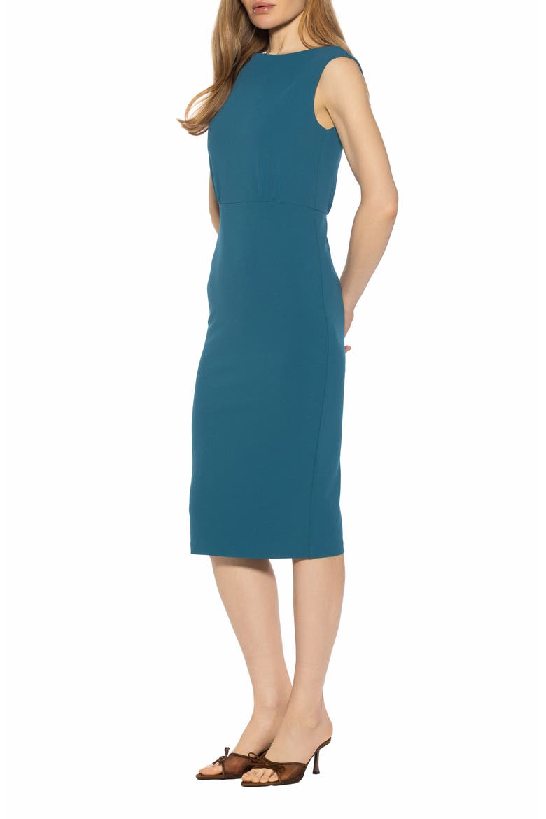 Noor Shift Dress, Alternate, color, TEAL