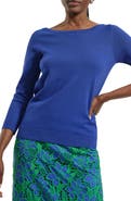 Isaac Mizrahi New York Stripe Scoop Neck Sweater