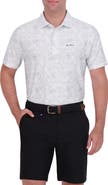 Ben Sherman Collage Print Stretch Tech Polo