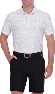 Ben Sherman Collage Print Stretch Tech Polo
