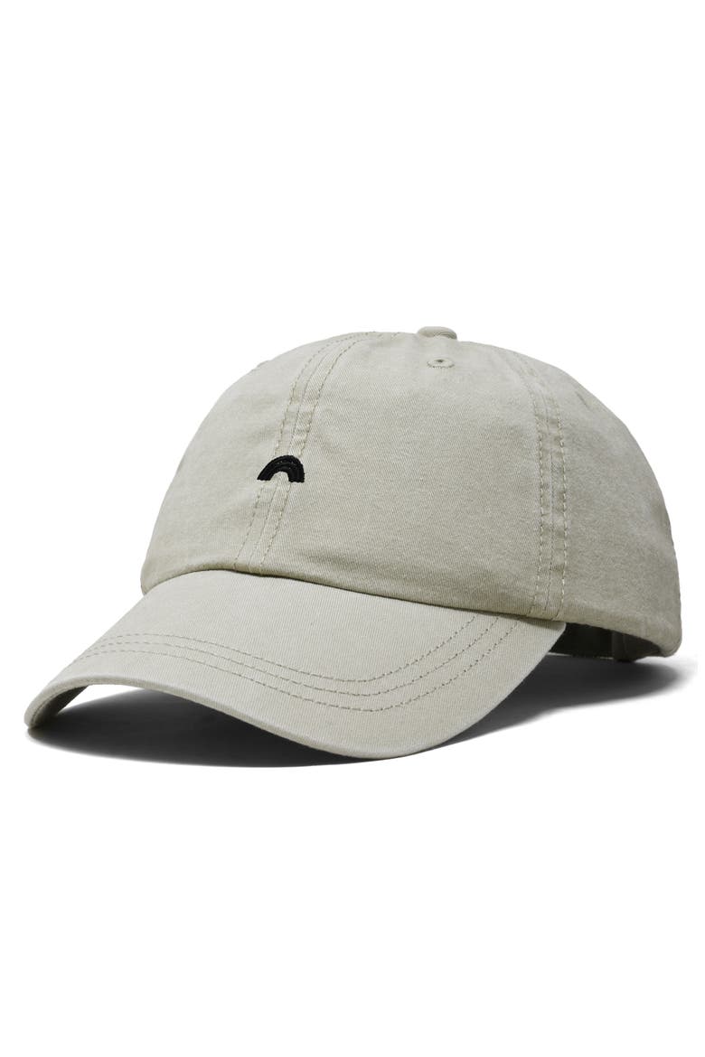 Lil Rainbow Dad Cap, Alternate, color, Washed Stone White
