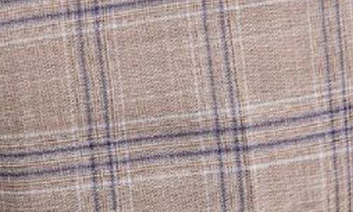 Paisley & Gray Downing Slim Flat Front Windowpane Dress Pants In Multi