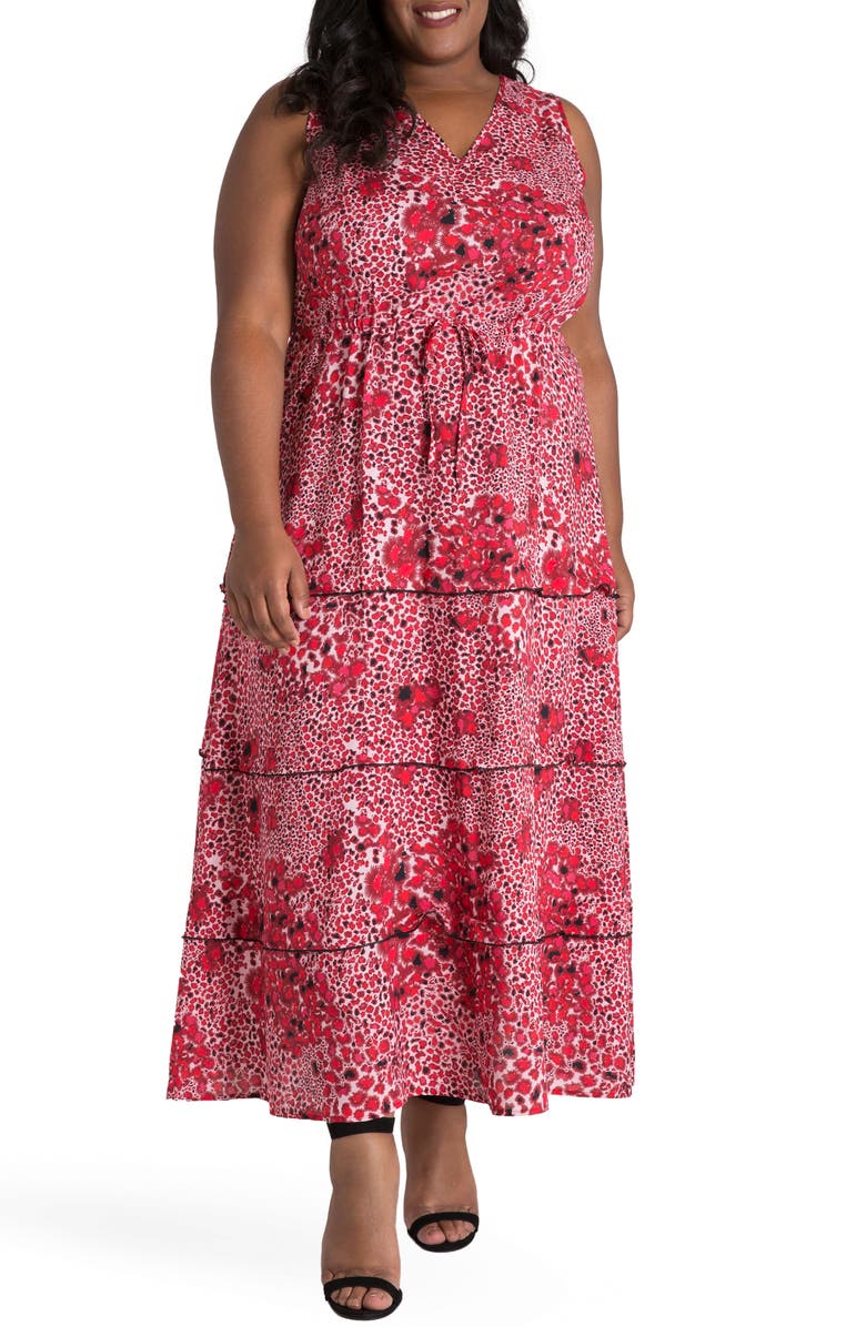 Poetic Justice Salena Maxi Dress, Main, color, 