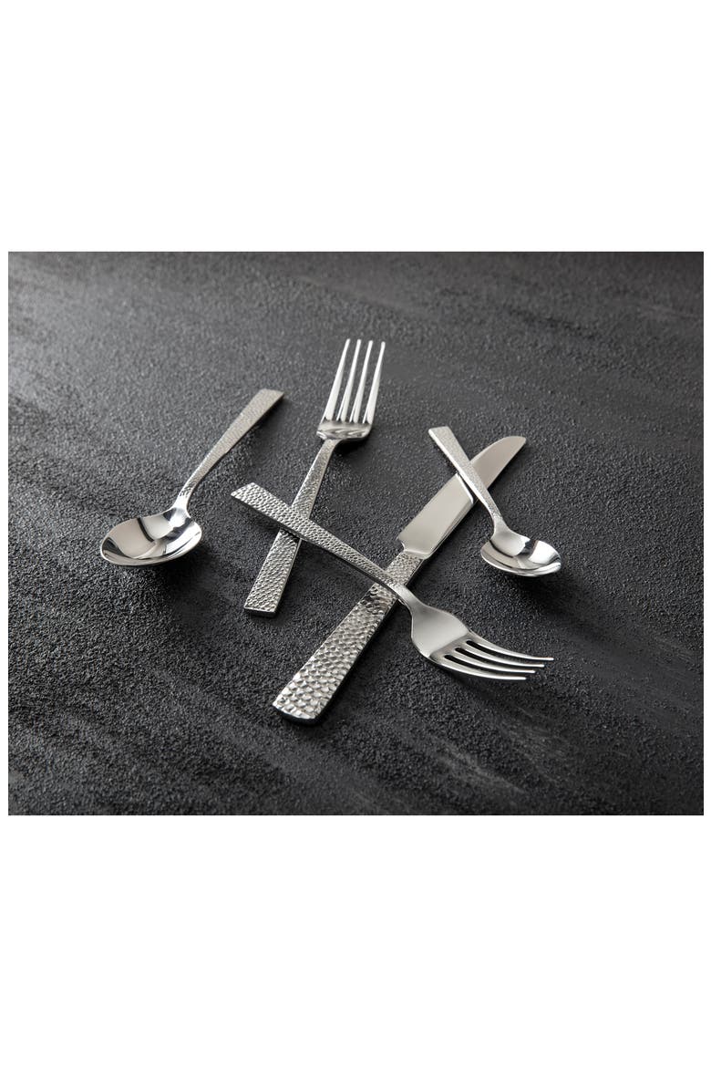 Nomad 20-Piece Place Setting, Alternate, color, SILVER