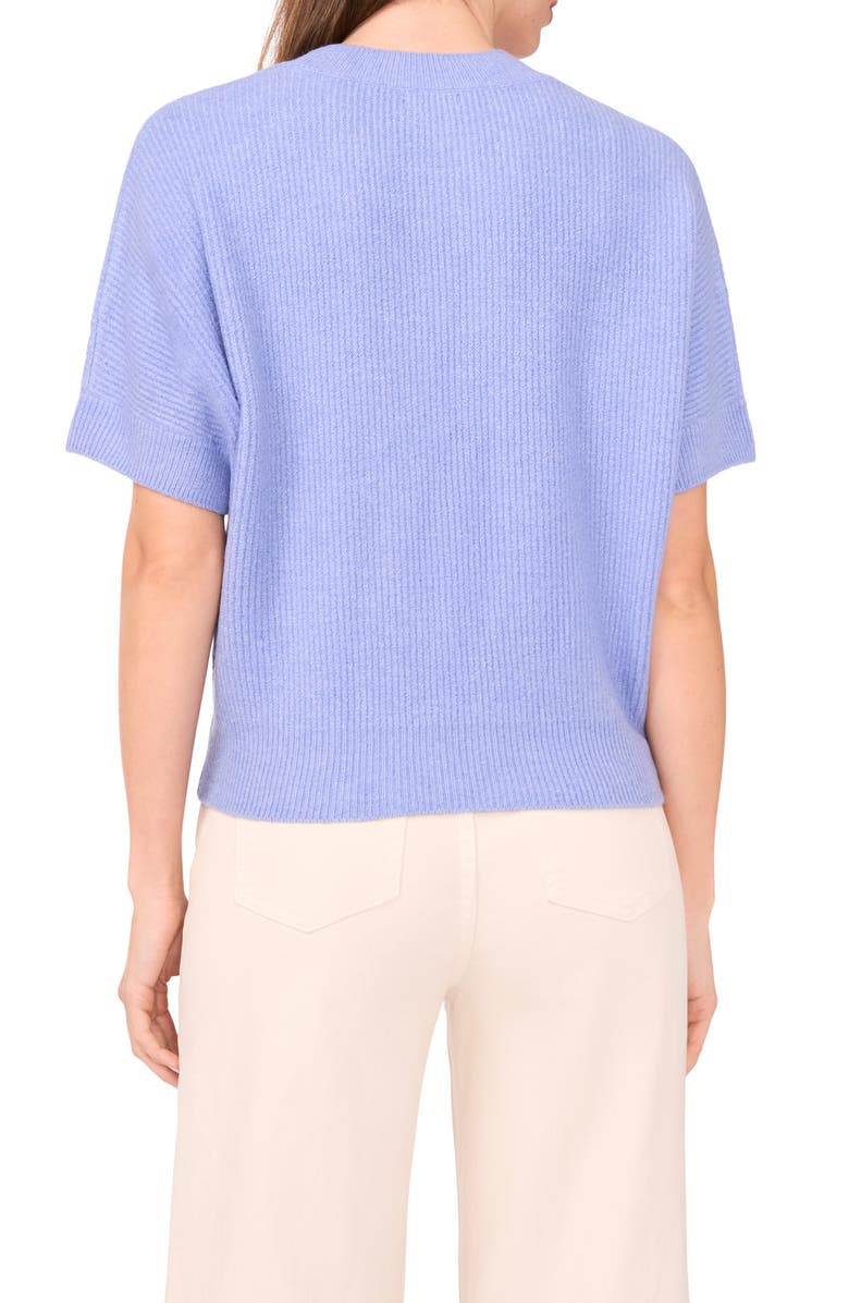 Halogen<sup>®</sup> Short Sleeve Sweater, Alternate, color, Forever Blue