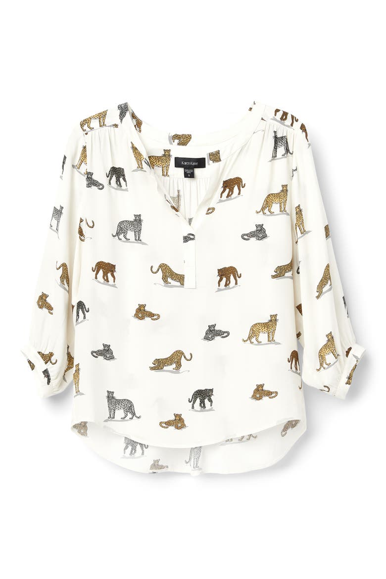 Cheetah Print Blouse, Alternate, color, PRINT