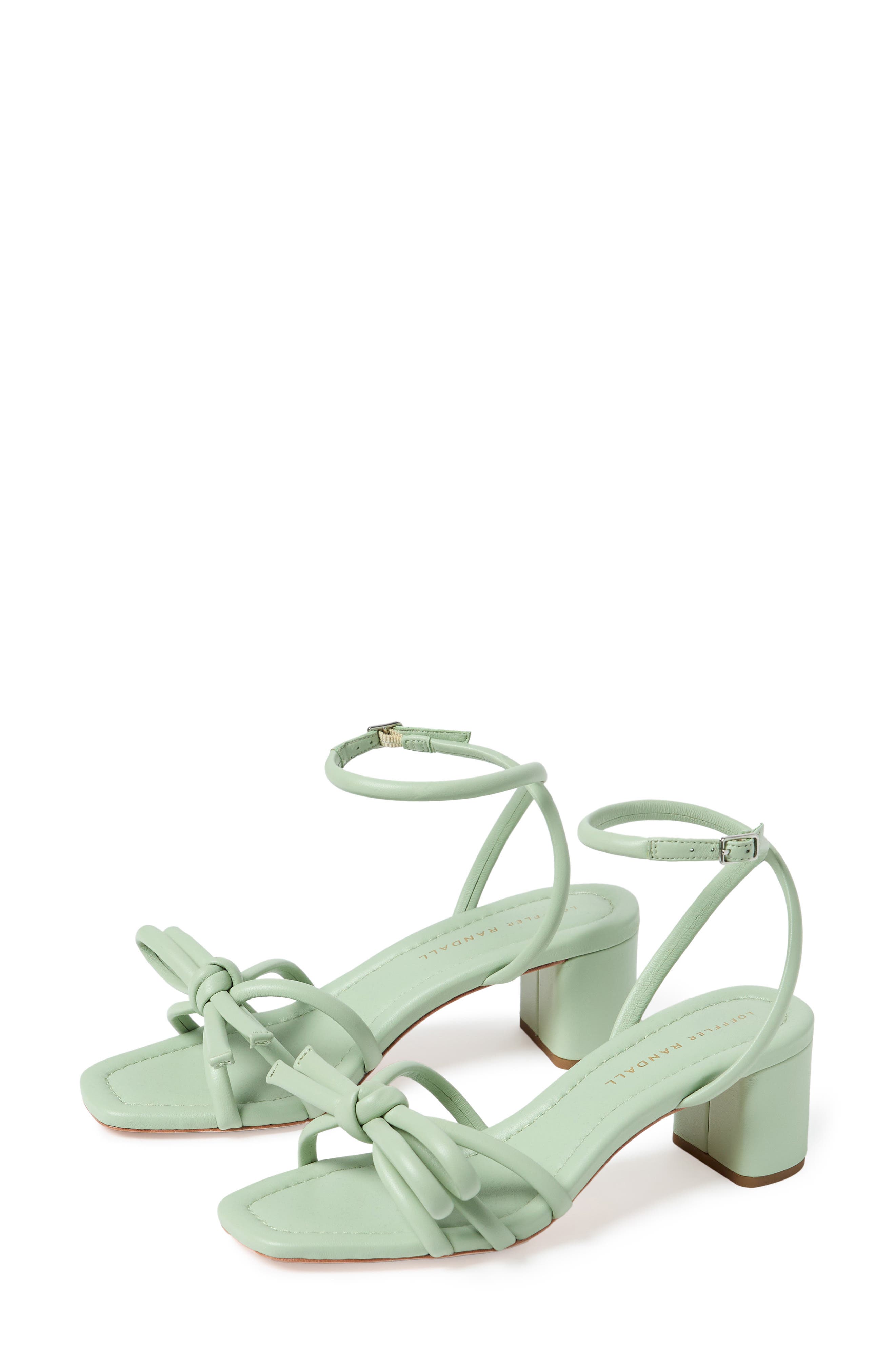 Loeffler Randall Mikel Knotted Sandal, Alternate, color, Mint