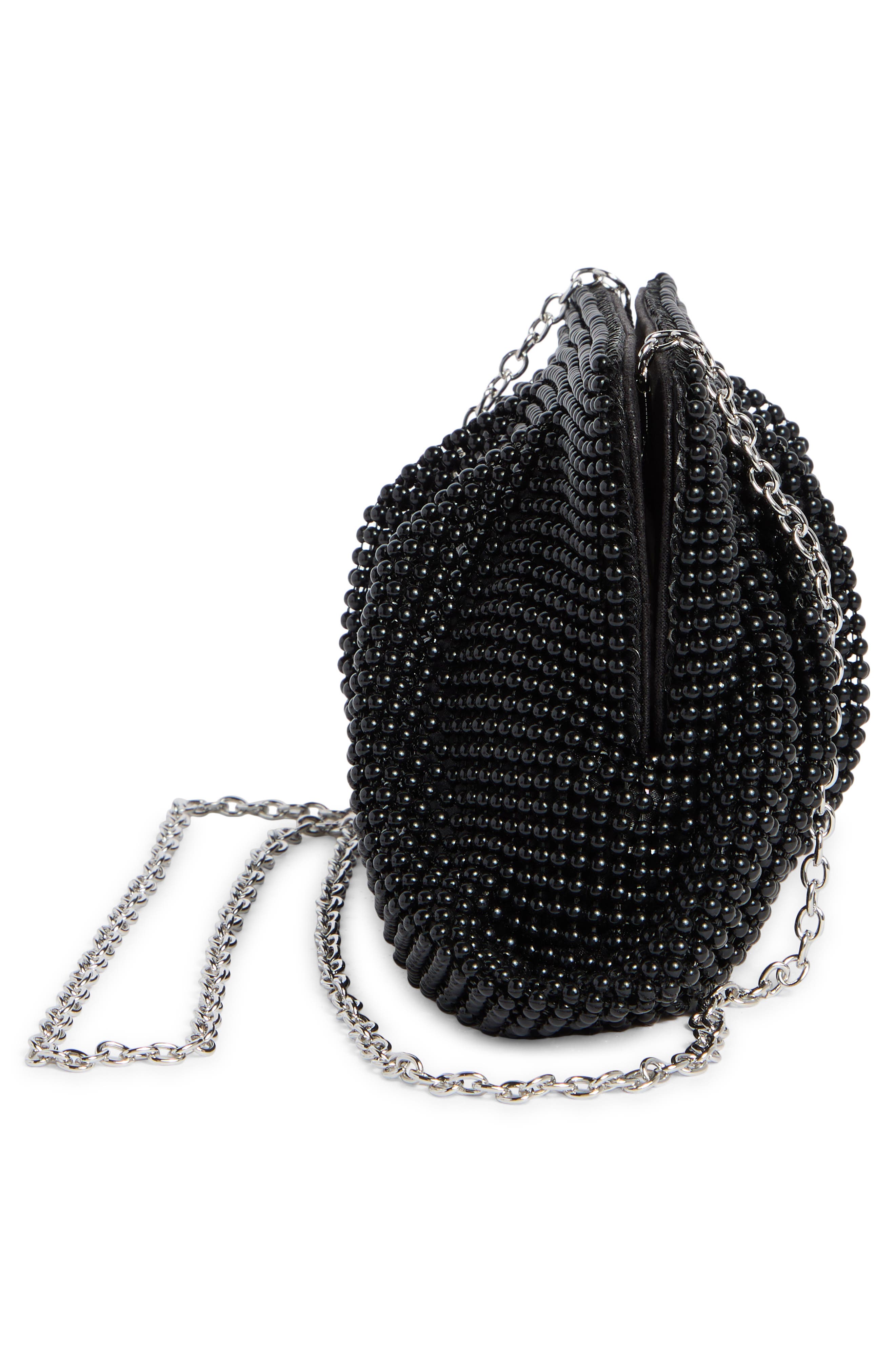 Jessica McClintock Lorana Clutch, Alternate, color, Black