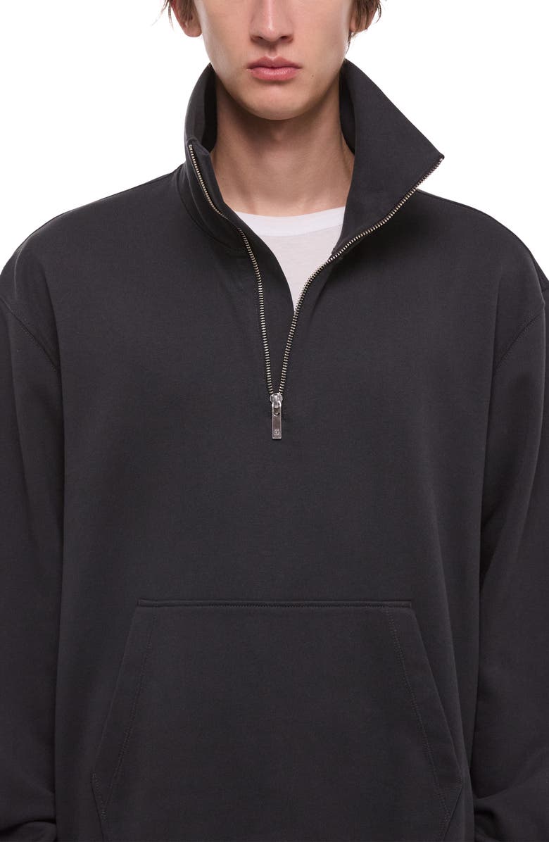 Helmut Lang Quarter Zip Sweatshirt, Alternate, color, 