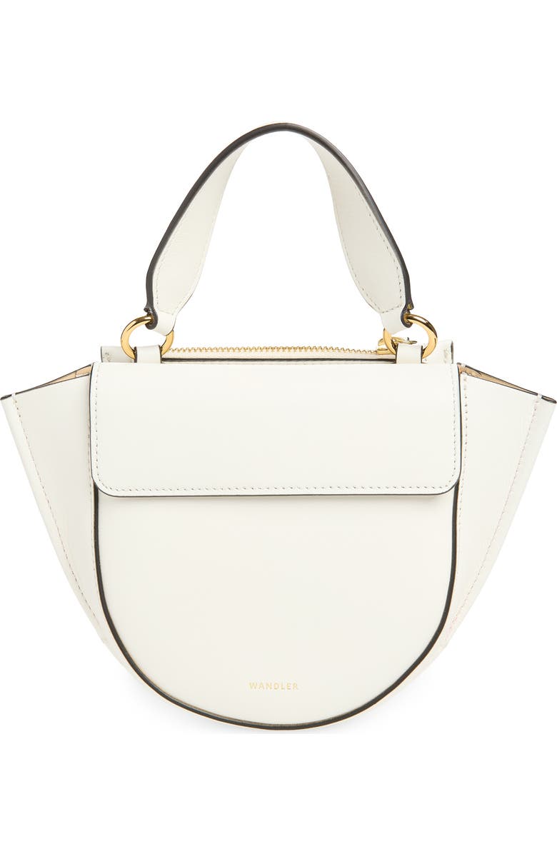 Wandler Small Hortensia Leather Handbag, Main, color, Luck